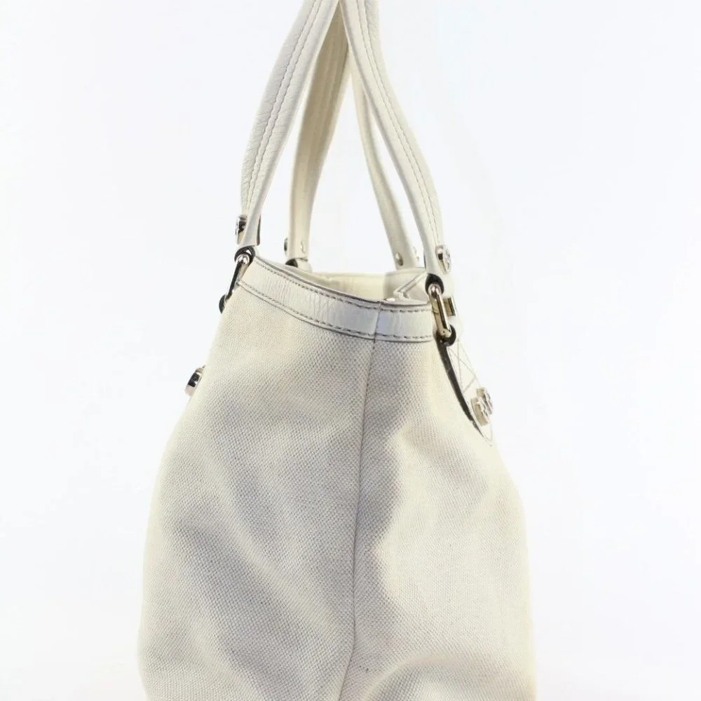 Gucci Navy Web Ivory Tote 2GK0104K